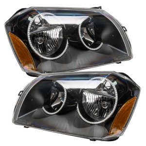 Dodge Magnum Headlight Assembly - ORACLE Lighting - SMD HL - ColorSHIFT w/ Simple Controller - Black - `05-`07